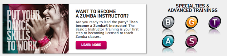 Become a Zumba Fitness Instructor!