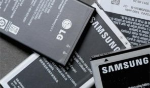 Baterias iPhone y Samsung