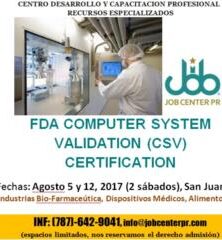 FDA Computer System Certification